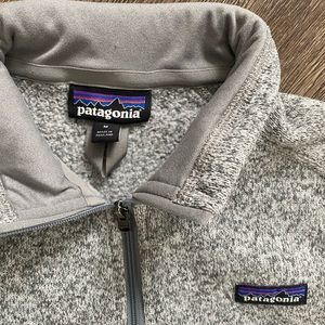 Grey Patagonia Quarter Zip